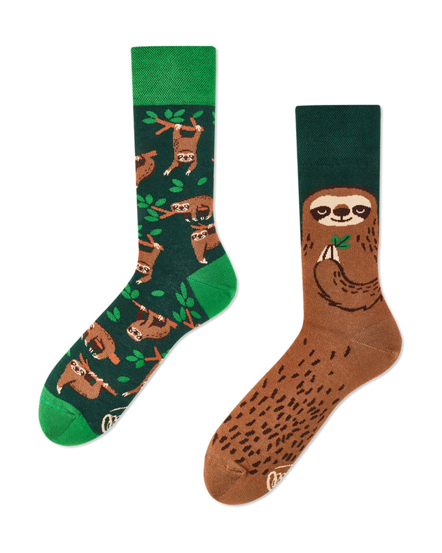 Many Mornings Zokni - Sloth Life Fun Socks for All Ages