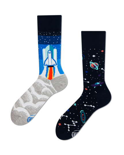 Many Mornings Zokni - Space Trip Fun Socks Collection