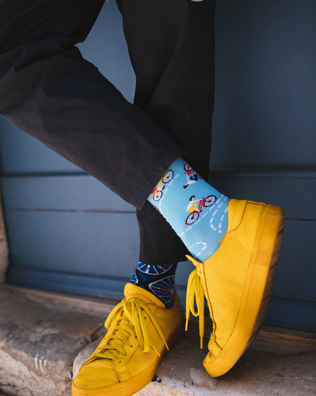 Many Mornings Zokni - The Bicycles Fun Socks Collection