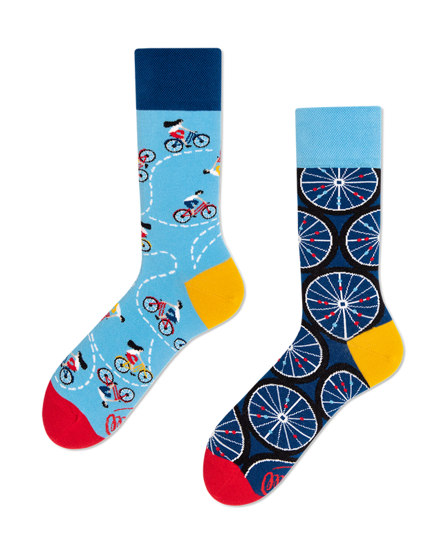 Many Mornings Zokni - The Bicycles Fun Socks Collection