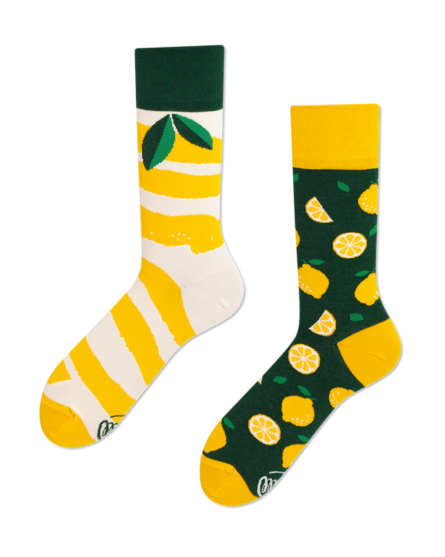 Many Mornings Zokni - The Lemons Fun Socks Collection