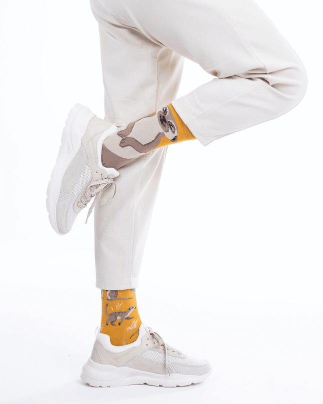 Many Mornings Zokni - The Meerkat Christmas Fun Socks Collection