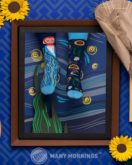 Many Mornings Zokni - True Vincent Fun Socks - Limited Edition