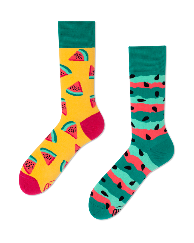 Many Mornings Zokni - Watermelon Splash Fun Socks for All