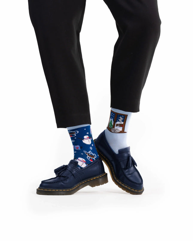 Many Mornings Socks - Winter Mood