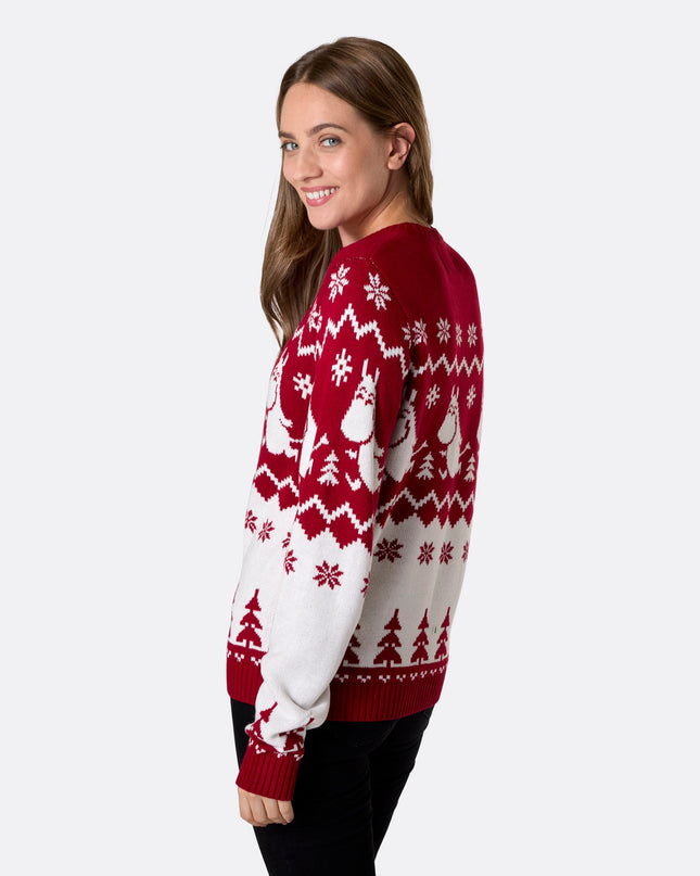 Moomin Christmas Sweater for Women - Classic Holiday Look