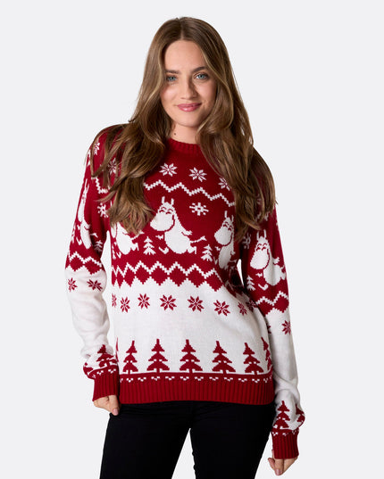 Moomin Christmas Sweater for Women - Classic Holiday Look
