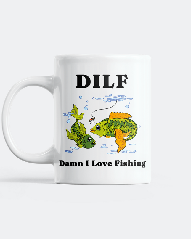 Damn I Love Fishing Mug