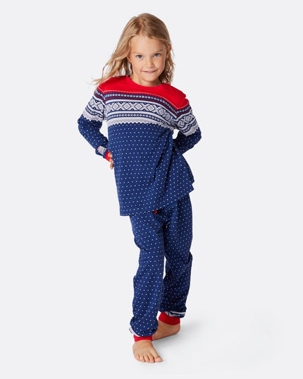 Marius Blue Christmas Pajamas for Kids