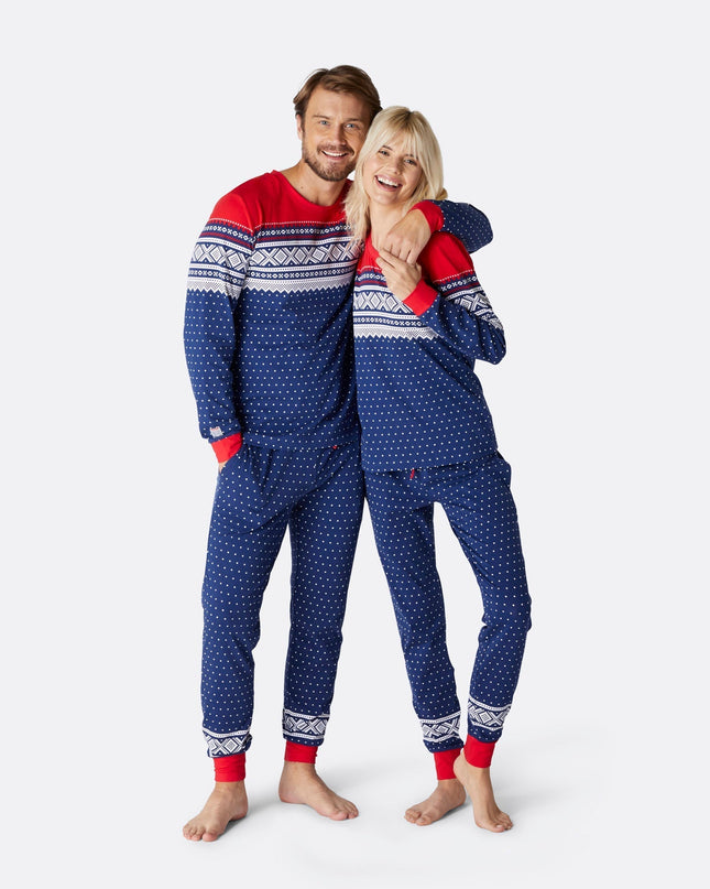 Marius Blue Family Christmas Pajama Set