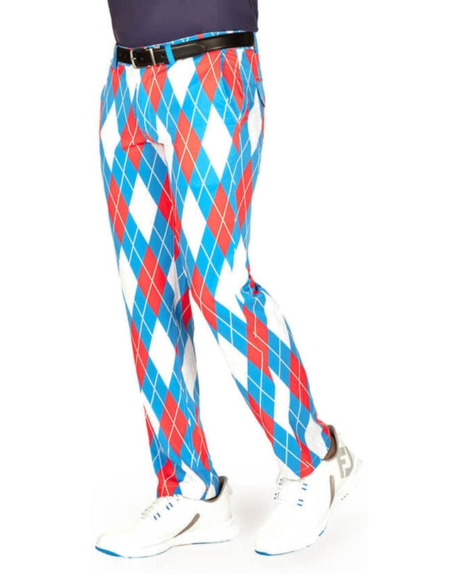 Men's American Argyle Golf Pants