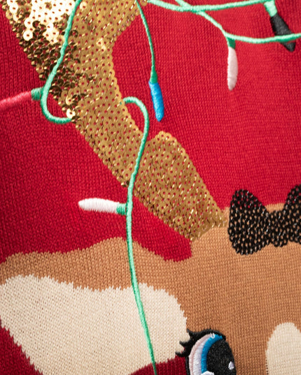 Men's Reindeer Christmas Sweater