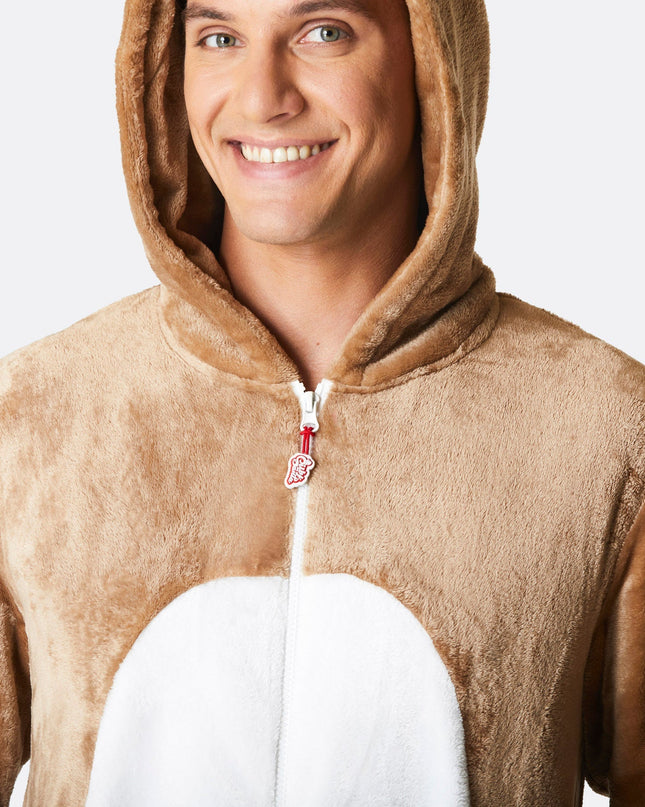 Men's Reindeer Christmas Onesie