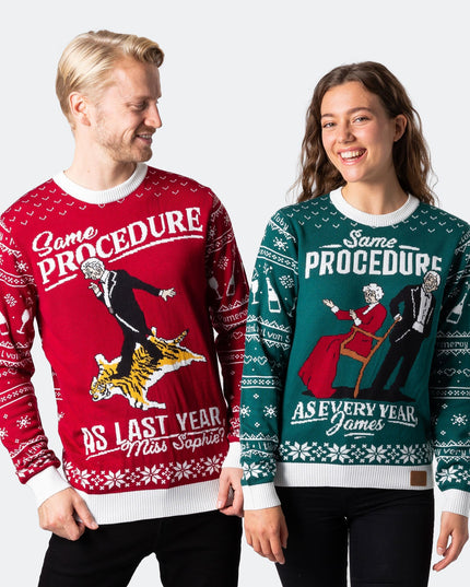 Men's The 90th Birthday Red Christmas Sweater