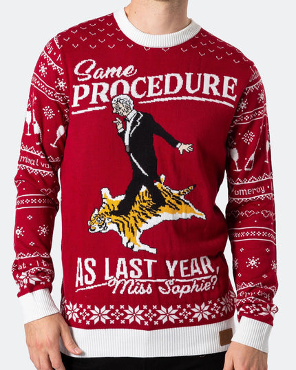 Men's The 90th Birthday Red Christmas Sweater