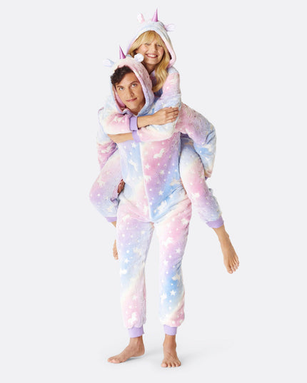 Men's Glow-in-the-Dark Unicorn Onesie