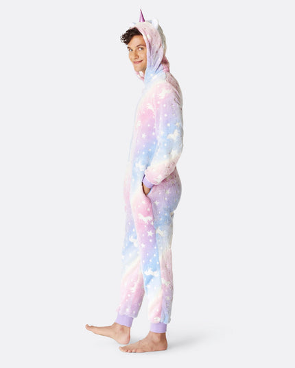 Men's Glow-in-the-Dark Unicorn Onesie