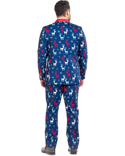 Men's Reindeer Gains Blazer w/ Tie
