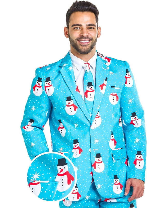 Men's Snowman is an Island Blazer w/ Tie