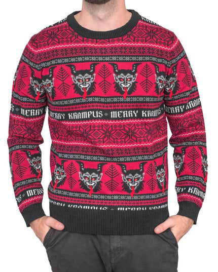 Merry Krampus Adult Ugly Christmas Sweater