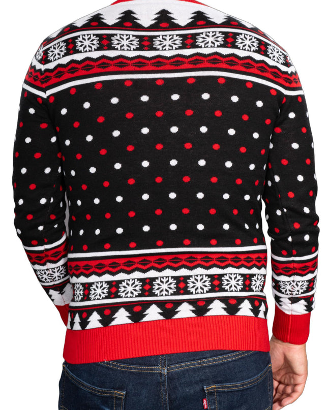 Merry Chrithmith Funny Boxer Long Sleeve Ugly Sweater