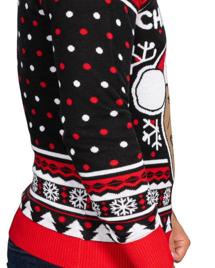 Merry Chrithmith Funny Boxer Long Sleeve Ugly Sweater