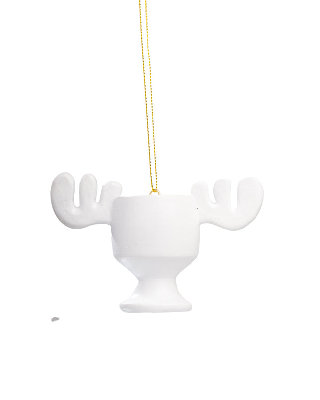 Moose Mug Christmas Ornament