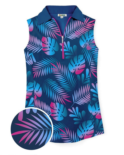 Women's Nighttime Tropics Pickleball Shirt