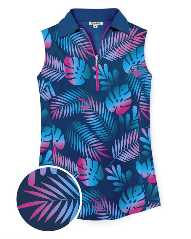 Women's Nighttime Tropics Pickleball Shirt