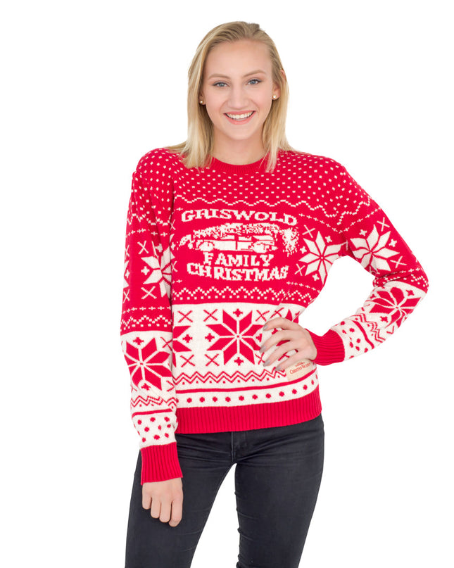 Naisten National Lampoon Griswold -perheen rumma joulupaita