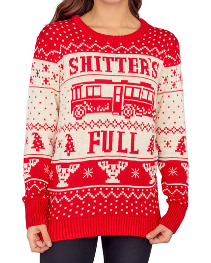 Women's National Lampoon's Shitter's Full Christmas Sweater