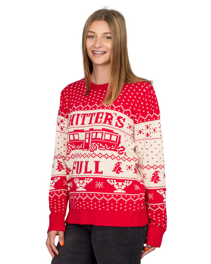 Women's National Lampoon's Shitter's Full Christmas Sweater