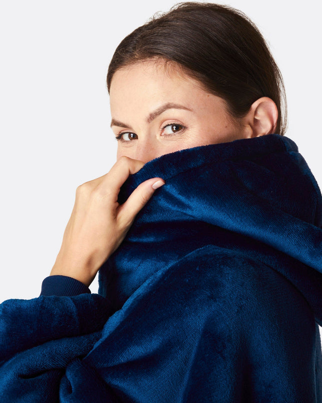 HappyHoodie Navy for Adults - Solid Color Style