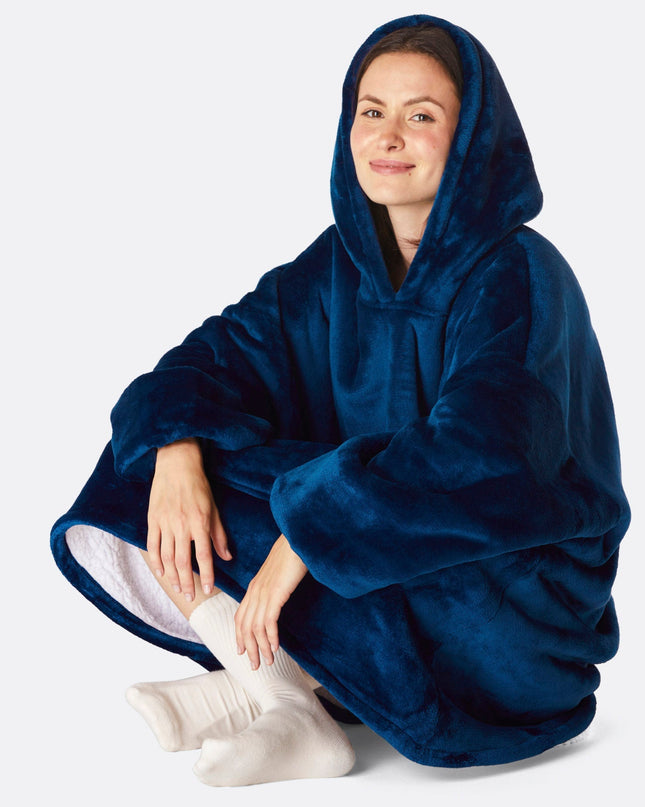 HappyHoodie Navy for Adults - Solid Color Style