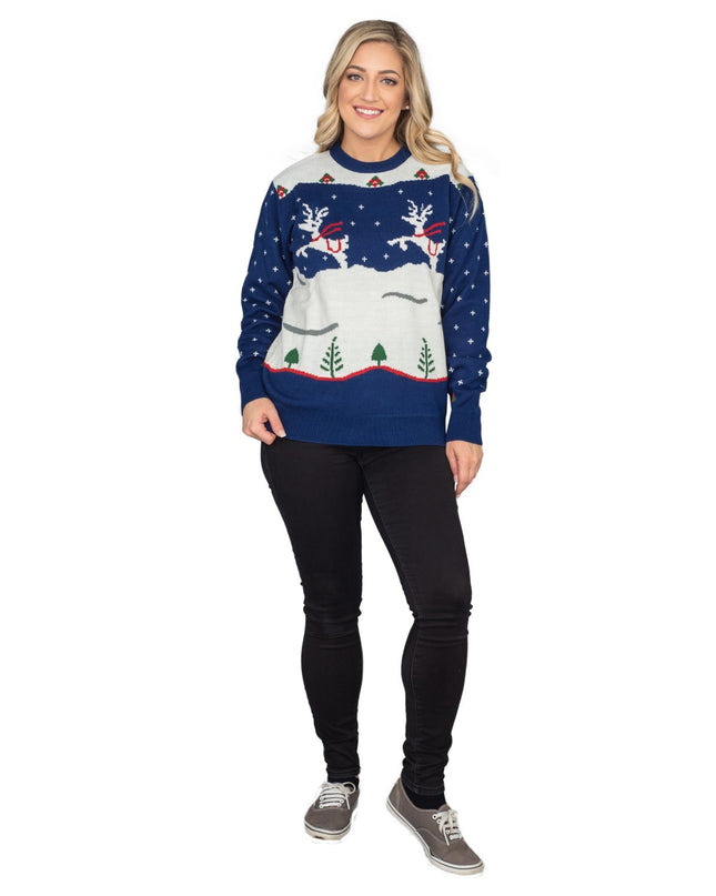 Step Brothers Prancing Reindeer Ugly Christmas Sweater