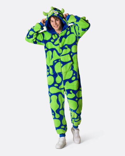 Men's Alien Halloween Onesie for Spooky Fun