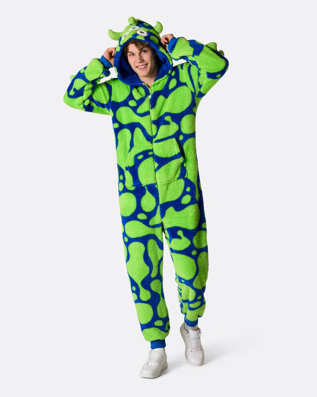 Men's Alien Halloween Onesie for Spooky Fun