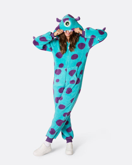 Women's Monster Onesie for Halloween Comfort and Fun