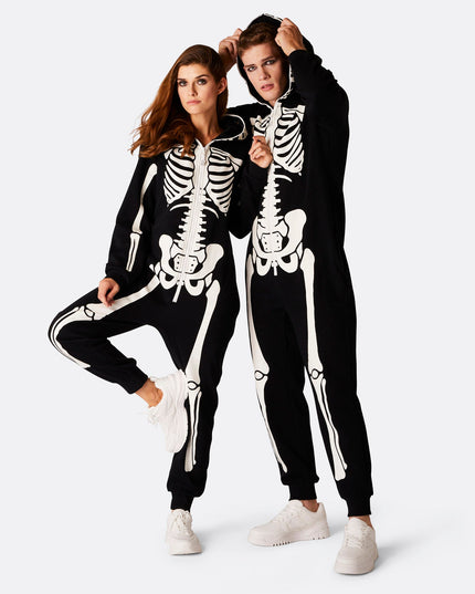 Womens Skeleton Halloween Onesie