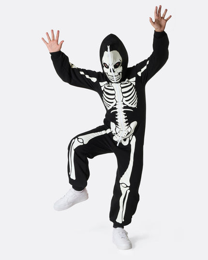 Kids' Skeleton Halloween Onesie