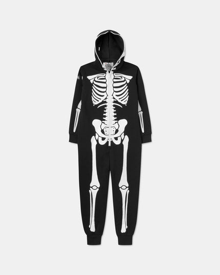 Kids' Skeleton Halloween Onesie for Spooky Fun