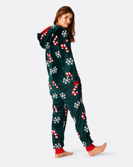 Women's Candy Cane Onesie