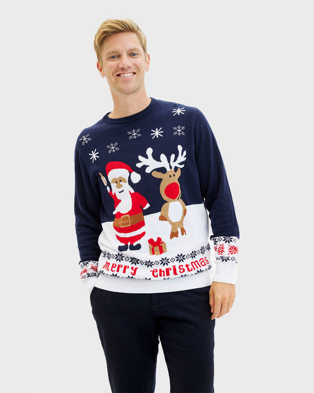Ultimate Christmas Sweater for Men - Family-Friendly Design
