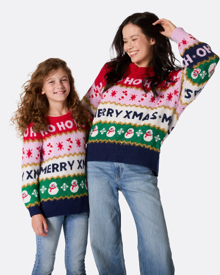 Kids' Striped Christmas Sweater