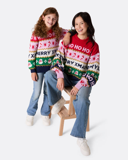 Kids' Striped Christmas Sweater