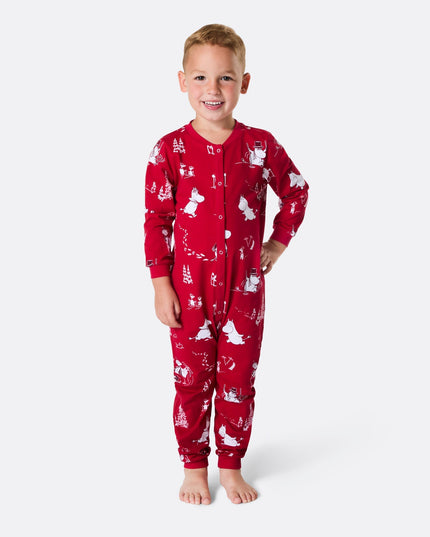 Kids' Moomin Overall Christmas Pyjamas