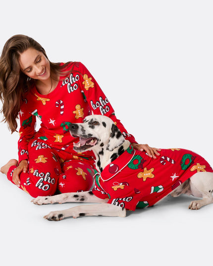 Dogs' Red Hohoho Christmas Pyjamas