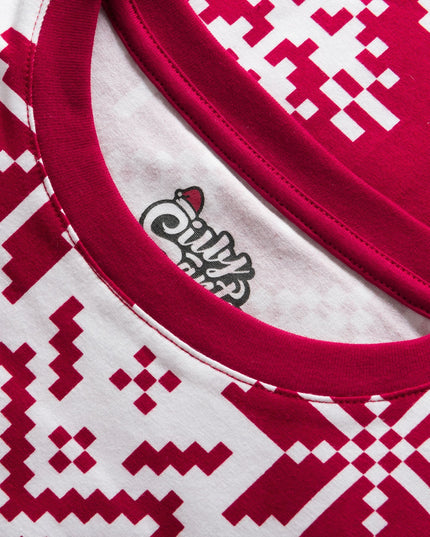 Kids' Red Christmas Knit Pyjamas