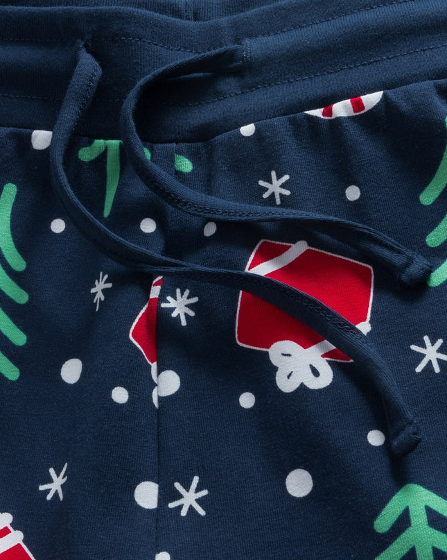 Blue Christmas Pajamas for Kids