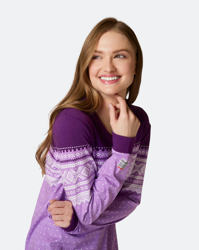 Marius Purple Family Christmas Pajama Set